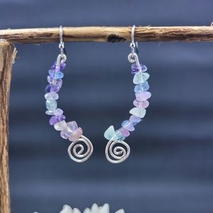 Handmade wire earrings